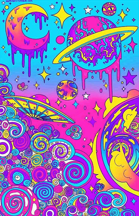 Trippy Pictures, Trippy Backgrounds, Trippy Drawings, Psychadelic Art, Trippy Painting, Hippie Painting, Trippy Wallpaper, Background Drawing, Hippie Wallpaper