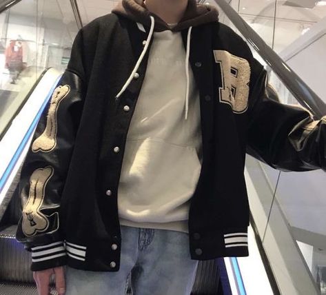 the deal | garrett graham Garrett Graham Off Campus, Varsity Jacket Aesthetic, Letterman Jacket Outfit, Black Letterman Jacket, Garrett Graham, Galaxy Quotes, Drawing Outfits, Black Varsity Jacket, Midnight City