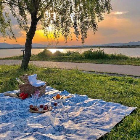 Piknik Aesthetic, Picnic Background, Grass Picnic, Picnic Inspo, Background References, Pinterest Challenge, Picnic Inspiration, Water Aesthetic, Romantic Picnics