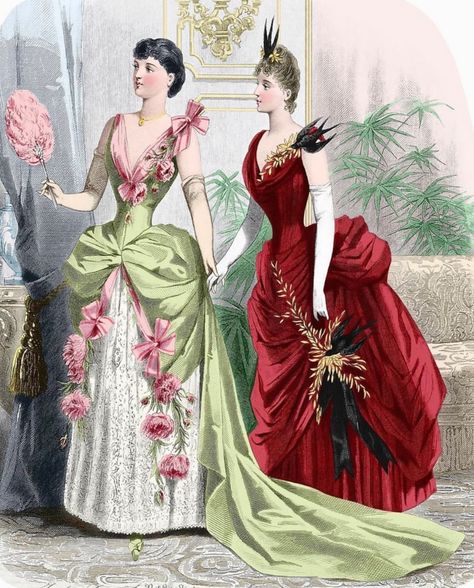 1888 1888 Fashion, Steampunk Ideas, 1880s Fashion, Century Dress, Historical Fashion, Just For Fun, 18th Century, Folk Art, How To Wear