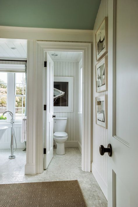 HGTV Dream Home 2015  Love the breadboard walls Separate Toilet Room Master Bath, Separate Water Closet, Bathroom Enclosed Toilet, Toilet In A Closet, Master Bath Private Toilet, Master Bath Separate Toilet, Separated Bathroom And Toilet, Toilet Room In Master Bath, Toilet By Door