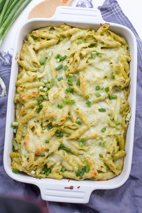 Chicken Chile Pasilla Pasta Casserole Pasilla Pepper Recipes, Shredded Chicken And Pasta, Pasilla Peppers, Creamy Cajun Shrimp Pasta, Chicken Chile, Chili Pasta, Chile Pasilla, Chicken And Pasta, Recipes With Chicken And Peppers