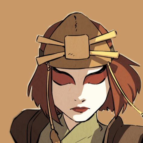 Avatar Kyoshi Pfp, Kyoshi Makeup, Suki Icons Avatar, Suki Fanart, Atla Pfp, Suki And Sokka, Suki Avatar, Kyoshi Warrior, Avatar Kyoshi