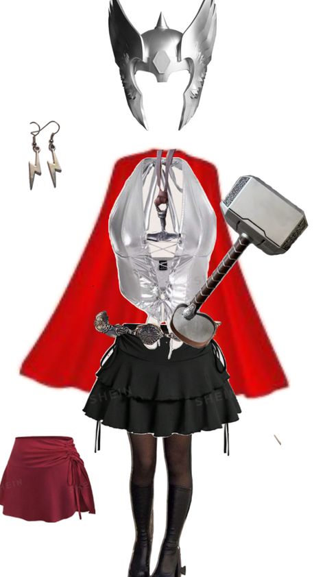 Thor Halloween, Thor Girl, Thor Costume, Halloween Costumes For Girls, Halloween Girl, Girl Costumes, Thor, Halloween Costumes, Halloween