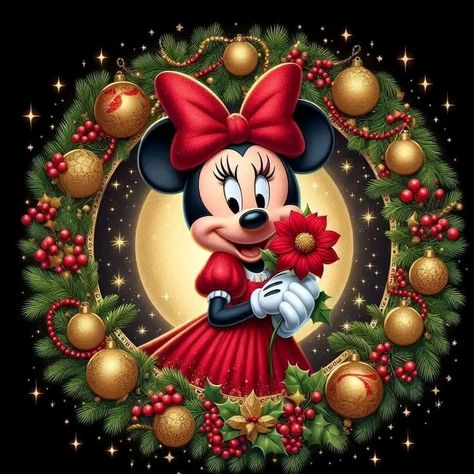 Disney Christmas Watch Faces, Christmas Clipart Wallpaper, Minnie Mouse Christmas Wallpaper, Srećan Uskrs, Christmas Minnie Mouse, Johanna Basford Christmas, Disney Merry Christmas, Christmas Watches, Minnie Mouse Images