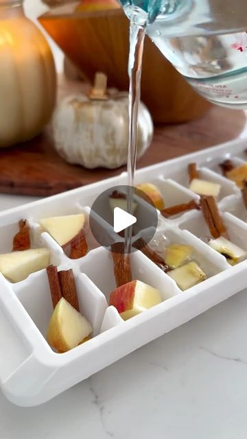 Dayna Ferraro on Instagram: "Fall Festive Ice Cubes

A great idea for any Fall or Thanksgiving gathering you may have coming up! 

#festiveicecubes #fedtive #icecubes #easyideas #fallideas #partyideas" Fall Ice Cube Ideas, Thanksgiving Ice Cubes, Fall Ice Cubes, Thanksgiving Gathering, Fall Entertaining, Ice Cubes, Fall Festival, Ice Cube, Fall Recipes