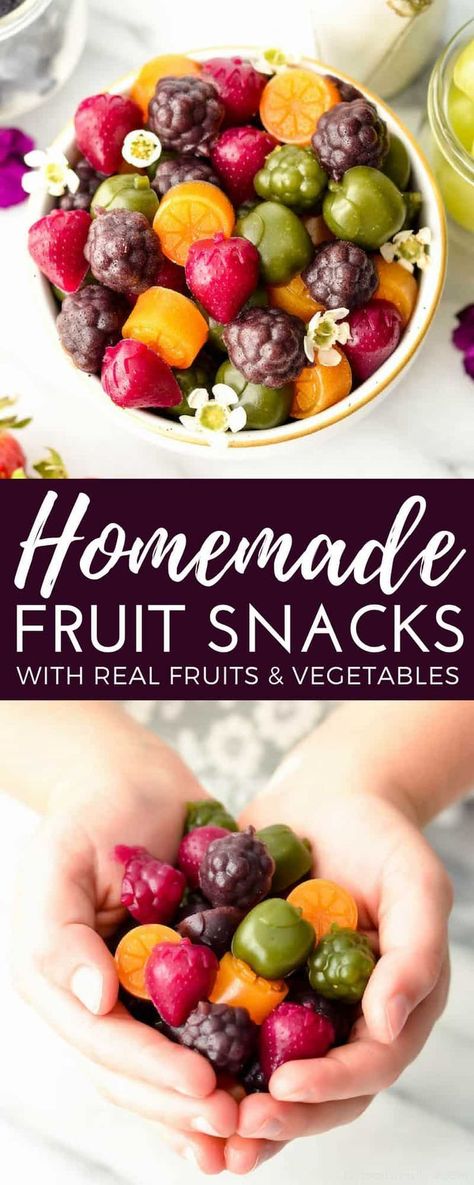 Homemade Junk Food, Healthy Shelf Stable Snacks, Snacks For A Meeting, August Desserts, Paleo Gummies, Fruit Snack Recipe, Homemade Fruit Snacks, Healthy Protein Snacks, Fruit Snack