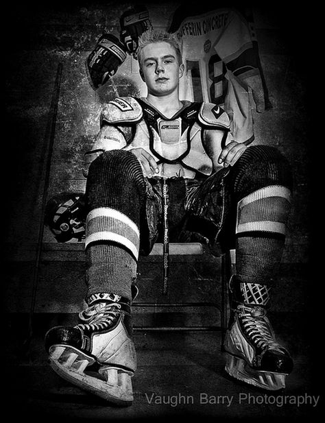 From Flickr - www.vaughnbarry.com Senior Pictures Outfits Boys, Hockey Photoshoot, Hockey Senior Pictures, Sports Team Photography, Hockey Photography, Senior Pictures Outfits, Photo Sport, Muskoka Wedding, Urban Senior Pictures