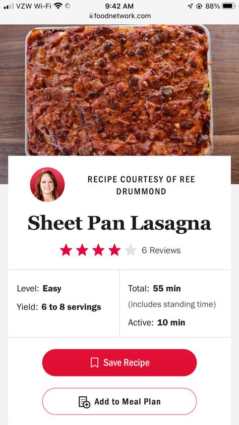 One pan meal Pan Lasagna Recipe, Sheet Pan Lasagna, Pan Lasagna, No Boil Lasagna, One Pan Meal, Cheese Spaghetti, Chef Club, One Pot Wonders, Frozen Meatballs