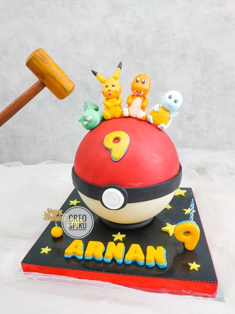 Pokemon Pinata Cake, Pokemon Chocolate, Chocolate Smash Cake, Pokemon Pinata, Bolo Pokemon, Pokemon Birthday Cake, Chocolate Pinata, Pinata Cake, Pokemon Cake