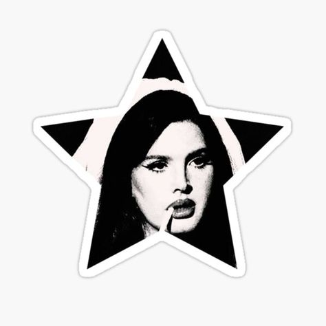 spoiledbratz Shop | Redbubble Lana Del Rey Stickers Printable, Lana Stickers, Aesthetic Stickers For Journal, Iconic Stickers, Lana Del Rey Stickers, Pines Aesthetic, Sticker Design Inspiration, Stickers Png, Mixed Media Illustration