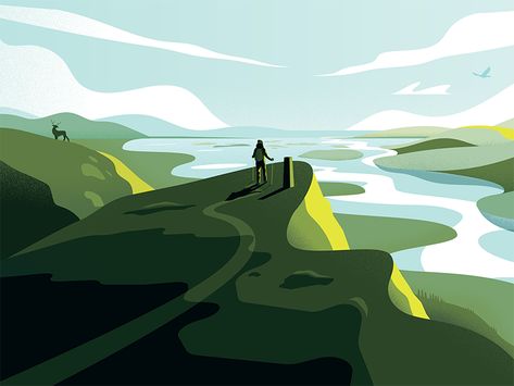 Jack Daly, 블로그 디자인, Label Illustration, Posca Art, Daily Ui, Loch Lomond, Landscape Illustration, Environment Concept Art, Hand Picked