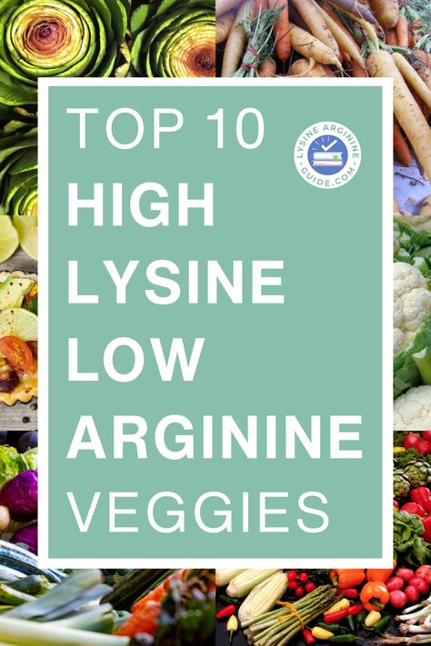 Are you trying to figure out which vegetables have more lysine vs arginine? I had the same question, spent hours sorting through a ton of nutritional data, and found the answer. Here you'll find the top ten vegetables with the most lysine vs arginine, plus 5 bonus! If you’re trying to avoid a herpes virus-related outbreak through your diet, this is need-to-know info! Shingles Diet, Low Arginine Foods, Foods High In Lysine, Foods High In Arginine, High Lysine Low Arginine Foods, Lysine Rich Foods, Lysine Foods, Best Diets, Home Remedies