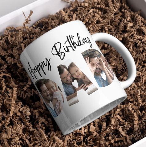 Happy Birthday Husband Quotes, Telugu Stories, Drukarka 3d, Personalized Photo Mugs, Sublimacion Ideas, Dads Birthday, Mug For Dad, Happy Birthday Husband, Picture Mugs