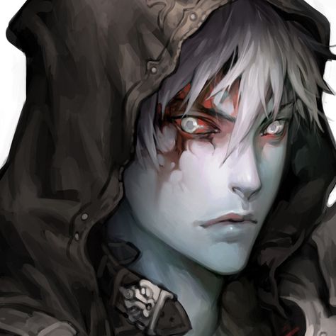 Evil Guy Art, Dnd Masked Character Male, Fleshwarp Character Art, Half Demon Male, Dhampir Male Art, Vampire Character Art Male, Dark Character Art Male, Evil Character Design Male, Vampire Character Design Male