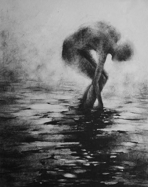 Arte Peculiar, Charcoal Drawings, Charcoal Art, Dark Art Drawings, Scary Art, Creepy Art, Surreal Art, Horror Art, White Art