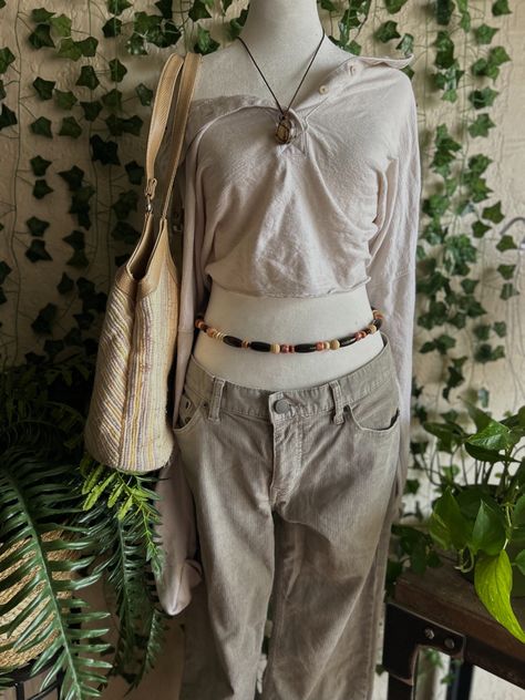 Soft Boho Aesthetic, Bohemian Fits, Down To Earth Aesthetic Outfit, Bohemian Mystic Outfit, Earthy Outfits School, Morgancore Aesthetic Outfits, Y2k Earthy Aesthetic, Sarahcore Outfits, Earthy Fits Aesthetic