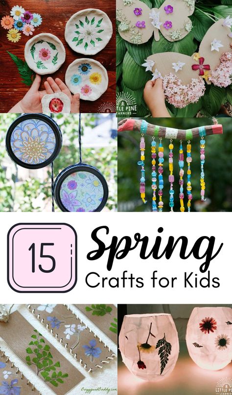 15 Spring Crafts for Kids that are Beautiful and Simple Spring Equinox Crafts, Spring Arts And Crafts, Springtime Crafts, Kids Handicraft, April Crafts, Spring Art Projects, Diy Paper Flowers, Spring Kids, Spring Crafts For Kids