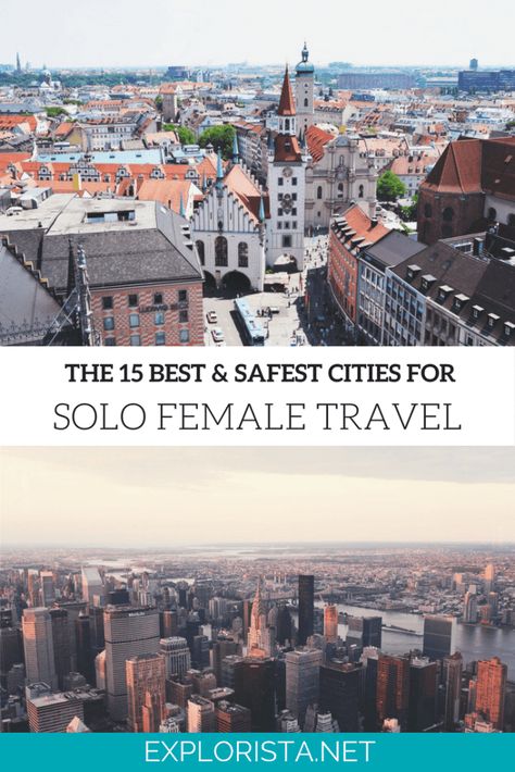 15 best and safest cities for solo female travelers Semester Abroad, Cheap Places To Travel, Solo Travel Destinations, Dream Vacations Destinations, Beautiful Cities, Travel Pics, Sustainable Travel, Travel Images, Solo Female Travel