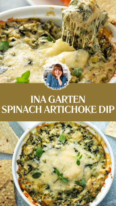 Ina Garten Spinach Artichoke Dip Paula Deen Spinach Artichoke Dip, Spinach And Artichoke Appetizers, Spinach Artichoke Dip With Mayo, Spinach Artichoke Recipes Dinners, Spinach Cheese Dip Recipe, Spinach Artichoke Dip Hot Recipe, Spinach Artichoke Dip No Sour Cream, Hot Spinach Artichoke Dip Recipe, Stovetop Spinach Artichoke Dip