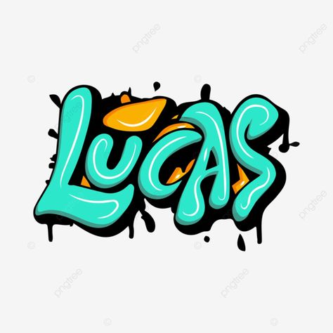 lucas graffiti name lettering typography art illustration vector lucas graffiti name png Lucas Name, Typography Art Illustration, Graffiti Name, Name Lettering, Graffiti Names, Lettering Typography, Graffiti Lettering, Png Transparent Background, Png Vector