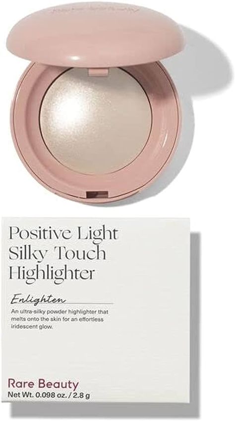 Positive Light Silky Touch Highlighter, Rare Beauty Highlighter, Rare Beauty Positive Light, Rare Beauty By Selena Gomez, Skin Care Salon, Dermatological Skin Care, Winter Makeup, Natural Branding, Powder Highlighter