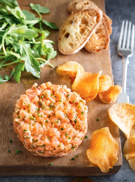 Salmon Tartare (The Ultimate) | RICARDO Tartare Recipe, Salmon Tartare, Whole Foods Market, Baklava, Salmon Recipes, Fish Recipes, Seafood Recipes, Wine Recipes, Love Food