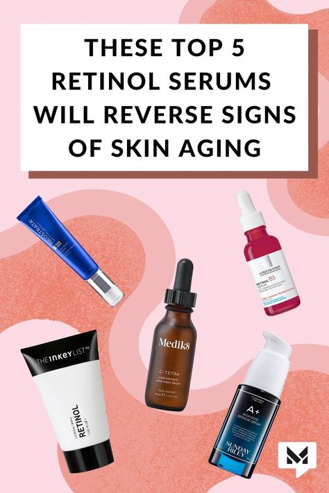 These are the best retinol serums on the market that promise firmer, smoother, brighter and clearer skin. #retinol #larocheposay #medik8 #sundayriley #inkeylist #neostrata #retinolbeforeandafter #retinolskincareroutine #retinolbenefits #skincare #skincareroutine #retinoidvsretinol Affordable Retinol, Best Retinol Serum, Retinol Benefits, Reverse Aging Skin, Best Retinol, Firmer Skin, Clearer Skin, Retinol Serum, Skin Aging