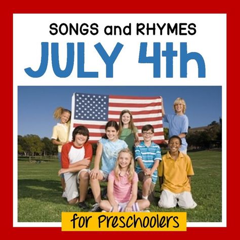 Collection of the words for some July 4th songs and rhymes that can be used when planning activities and curriculum for Preschool, PreK and Kindergarten children. Diamond Song Preschool, Fourth Of July Songs For Toddlers, Square Song Preschool, Patriotic Songs For Kids In Hindi, Patriotic Songs For Kids, Curriculum For Preschool, Preschool Songs, Kindergarten Teachers, Kindergarten Activities