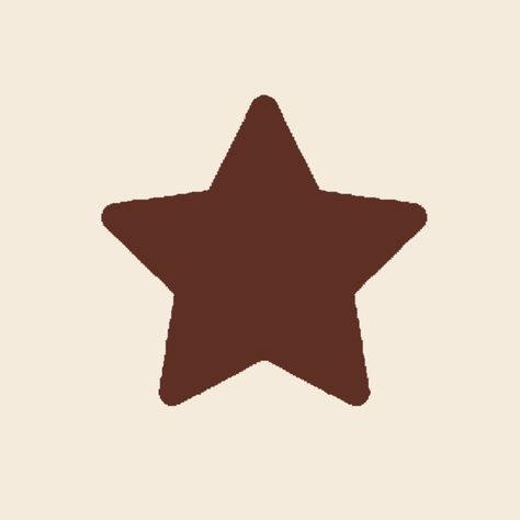 Brown Stars Aesthetic, Brown Star Icon, Brown Highlights Instagram Cover, Brown Aethstetic, Star Widget Icon, Instagram Highlight Covers Brown, Cutesy Wallpaper, Brown Doodle, Diy Phone Cases Iphone