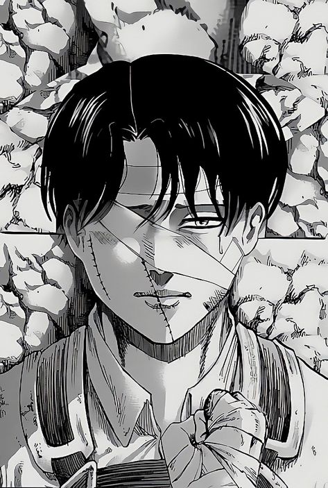 Levi In Manga, Levi Ackerman Black And White, Attack On Titan Black And White, Levi Ackerman Manga Panels, Levi Manga Panels, Levi Ackerman Manga Icon, Levi Black And White, Aot Manga Panels, Attack On Titan Manga Panels