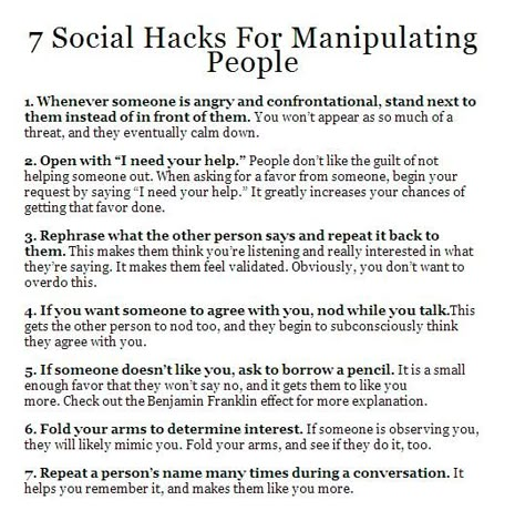 Social Hacks, People Psychology, Manuplation Tricks, Psychology Story Ideas, Manipulating People, Psychological Hacks, Revenge Psychology, Manipulate People, Dark Manuplation Techniques