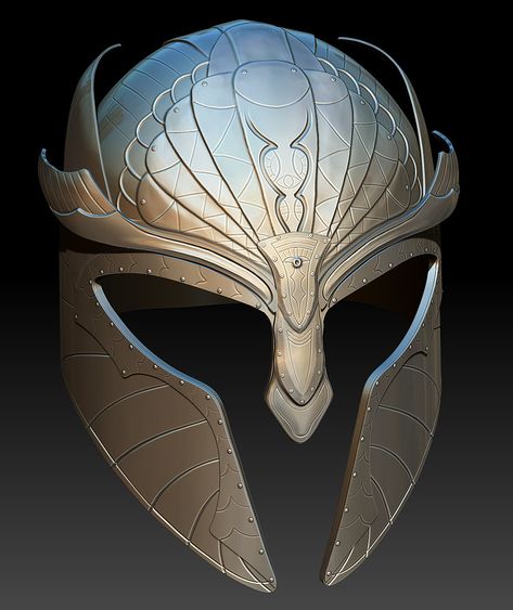 ArtStation - Fantasy helmet, Jarkko Kainulainen