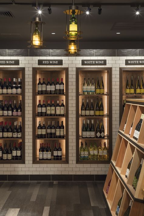 Liquor Shop Interior Design, Commercial Wine Display, Retail Wine Display, Vintage Liquor Store, Wine Retail Store Design, Small Wine Shop Interior Design, Wine Retail Display, Luxury Liquor Store, Bottle Shop Interior