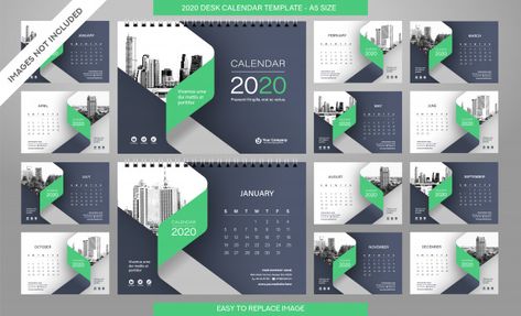 Desk calendar 2020 template  all months ... | Premium Vector #Freepik #vector #calendar #abstract #template #office Table Calendar Design, Creative Desk Calendar, Calendar Design Layout, Desk Calendar Template, Desk Calendar Design, Calendar Designs, Calendar Design Template, Table Calendar, Office Calendar