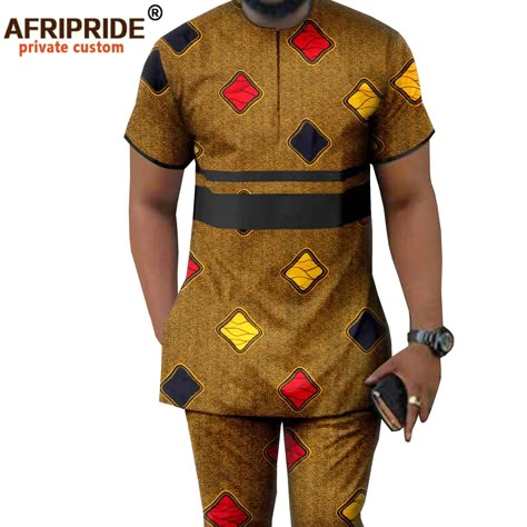 Best Ankara Styles For Men, African Dashiki Shirt Mens Fashion, Mens Ankara Clothing Styles, Ankara Top For Men Short Sleeve, Men's Ankara Styles, Simple Ankara Styles For Men, Ankara Men Shirt African Style Short Sleeve, Ankara Men's Wear African Fashion, Men Ankara Styles Outfit Shirts & Tops