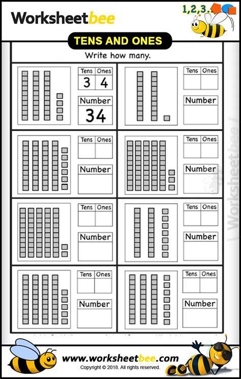 Help your child learn to add and subtract with these fun and engaging worksheets. Practice identifying tens and ones, composing and decomposing numbers, and solving real-world Hundreds Tens And Ones Worksheet, Tens And Ones Worksheet, Tens And Units, Lesson Plan Template Free, First Grade Math Worksheets, 2nd Grade Math Worksheets, 1st Grade Math Worksheets, 2nd Grade Worksheets, Tens And Ones