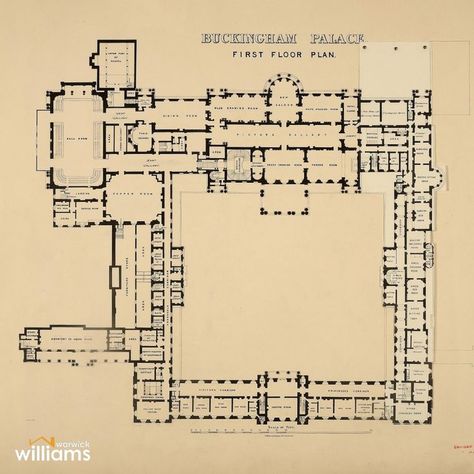 Kensington Palace Floor Plan, Windsor Castle Floor Plan, Palace Layout, Buckingham Palace Floor Plan, Palace Floor Plan, Chateau Floor Plans, Palace Drawing, Buckingham House, Castle House Plans