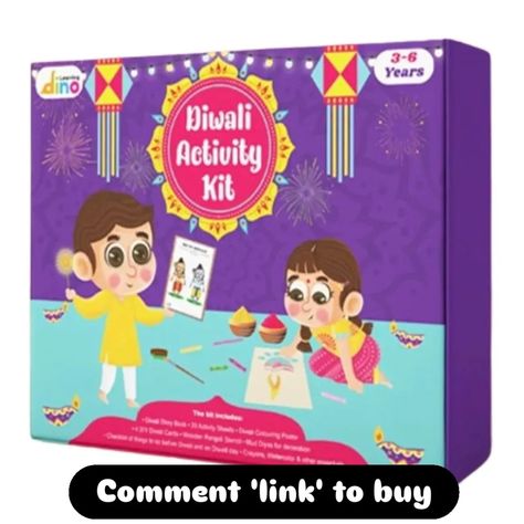 Diwali Activity Kit for Kids – Diwali Art and Craft Kids | Diwali Gift for Kids Age - 3,4,5,6,7,8 | Diwali Worksheets| Diwali Story book| Rangoli Stencils | Diwali Greeting Cards and more Diwali Art And Craft, Diwali Story, Diwali Art, Diwali Activities, Diwali Greeting Cards, Colouring Sheets, Maze Puzzles, Diwali Greetings, Craft Kids