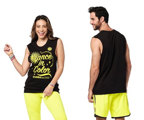 Zumba Dance In Color Muscle Tank | Zumba Fitness Shop l #zumba2021 Zumba Style, Zumba Strong, Zumba Outfit, Zumba Dance, Zumba Fitness, Fitness Leggings, Zumba Workout, Muscle Tank, Muscle Tanks