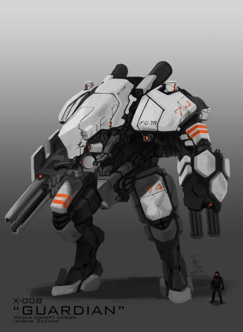 White mecha Arte Ninja, Sci-fi Armor, Mech Suit, Cool Robots, Arte Robot, 다크 판타지, 3d Modelle, Power Armor, Giant Robots