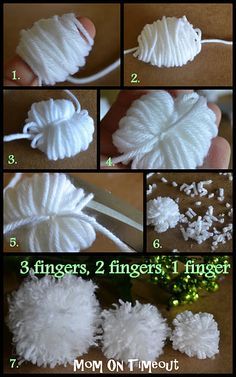 Large Pom Poms, How To Make A Pom Pom, Pom Pom Crafts, Winter Crafts, Loom Knitting, Crafty Stuff, Yarn Crafts, Pom Poms, Vacation Destinations