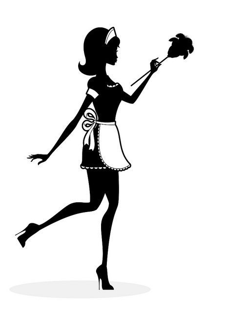 Cleaning French Maid Outfit, Cleaning Lady, 2020 Vision, French Maid, Maid Outfit, Vector Graphics, Vector Images, Clip Art, Illustrations