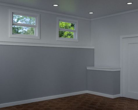 Basement With Ledge Half Walls, Basement Half Wall Ledge, Half Wall Ledge Ideas, Wall Ledge Ideas, Basement Half Wall Ledge Ideas, Half Wall Ledge, Wall Ledge Decor Ideas, Picture Ledge Ideas, Half Wall Decor