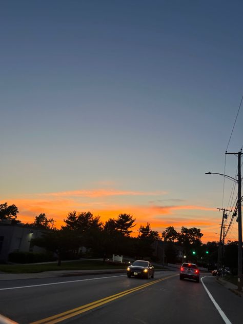 took this in rhode island on the way to get ice cream with my bff (: Sunset Drive, Island Sunset, My Bff, Drive Through, Rhode Island, The Way, Ice Cream, Drive, Cream