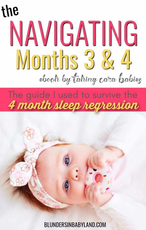 If your baby is around 4 months old and still not sleeping through the night (or going through the 4 month sleep regression) the Taking Cara Babies Navigating Months 3 & 4 can help! I've read this ebook three times! It helped eliminate night wakings, get my baby back to sleep, and offers great tips for the 4 month sleep regression #sleepbabysleep #babysleeptraining Taking Cara Babies 4 Month Schedule, Taking Cara Babies 3 Month Schedule, 3 Month Old Sleep, 4 Month Old Sleep, Childcare Tips, 4 Month Sleep Regression, Taking Cara Babies, Happy Working, Sleep Book