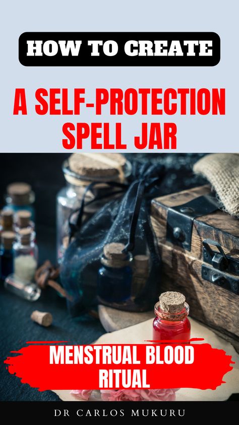 Unlock the power of self-protection with our detailed guide on creating a Self-Protection Spell Jar using the potent energy of menstrual blood. 🌟🩸 Delve into protective spells for self-defense, uncover the mysteries of menstrual blood magic, and master the art of performing a potent love spell ritual. 🔮❤️ Embrace the mystical world of self-protection through menstrual blood magic spells today! #WitchyCrafts #MagicRituals #MenstrualBloodSpells #SelfProtectionMagic Period Spells, Menstrual Blood Magic, Blood Magick Spells, Blood Ritual, Blood Magick, Menstrual Blood, Self Protection, Blood Magic, Mystic Art