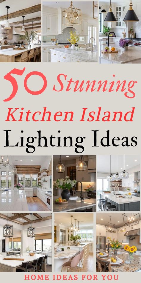 50 Kitchen Island Lighting Ideas and Design Tips To Revitalize Your Kitchen Chandelier Over Kitchen Island Modern, Kitchen Island Lighting Coastal, Kitchen 3 Pendant Lights, Modern Farmhouse Kitchens Lighting, Restoration Hardware Kitchen Lighting, Pendant Lights Over White Kitchen Island, Above Island Lights, Kitchen Hanging Lights Pendant Lamps, Hanging Lights Over Island In Kitchen