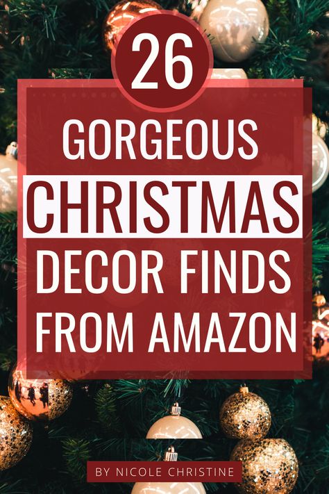 Gorgeous Christmas Trees Walmart, Amazon Must Haves Christmas, Must Have Christmas Decorations, Christmas Decor Must Haves, Christmas Decor Ideas Amazon, Christmas Decor For 2023, Amazon Christmas Decor 2023, Christmas Home Decor 2023, Popular Christmas Decor 2023