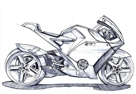 Drawing Of A Motorcycle, How To Draw Motorcycle, Drawing Of Motorcycle, How To Draw A Motorcycle, Drawings Of Motorcycles, Motor Bike Drawing, Bikes Drawing, Motorcycle Art Drawing, Drawing Motorbike